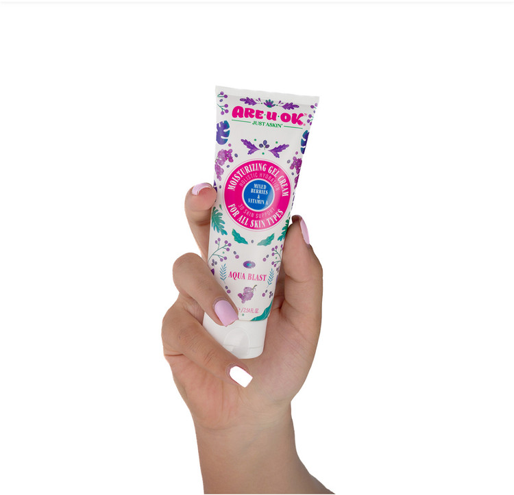 کرم ژل آبرسان آر یو اکی حاوی ویتامین A حجم 75 میلتر
