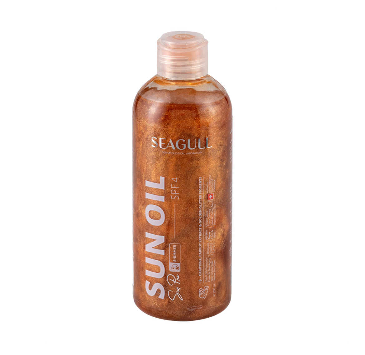 روغن برنزه کننده سی گل مدل Shine با SPF4 حجم 250 میلی لیتر