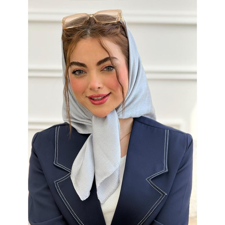 مینی اسکارف ساده نخ کریستال