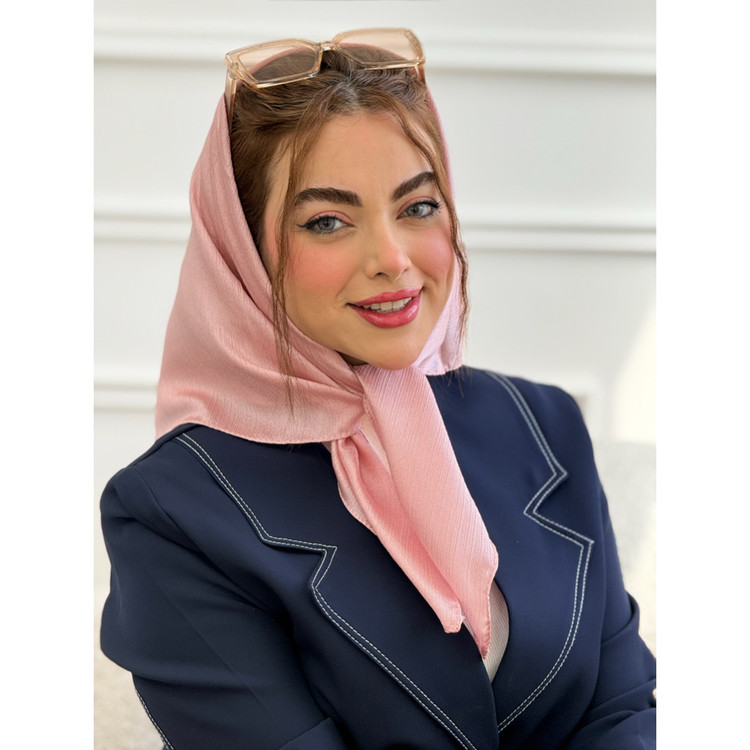 مینی اسکارف ساده نخ کریستال